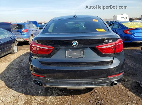5UXKU2C51G0N80271 2016 BMW X6 Черный Вид салона спереди