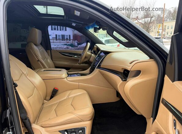 1GYS4KKJ7JR156350 2018 CADILLAC ESCALADE Черный Панорамный вид салона 360°
