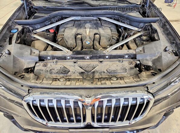 5UXCX4C51KLS37832 2019 BMW X7 Black Widok naklejki z numerem VIN