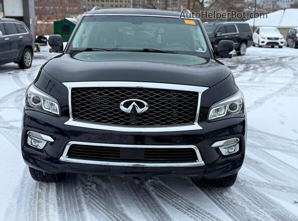 JN8AZ2NE9H9154342 2017 INFINITI QX80 Черный Вид сзади