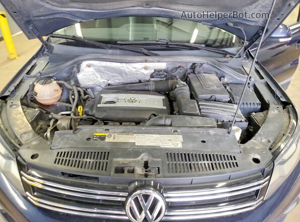 WVGBV7AX3GW609228 2016 VOLKSWAGEN TIGUAN Синий Вид наклейки с VIN-кодом