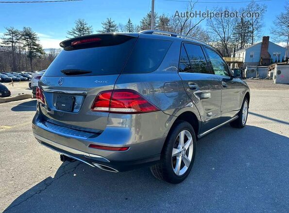 4JGDA5HB1HA844695 2017 MERCEDES-BENZ GLE Серый Передняя правая четверть