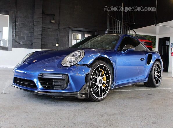 WP0AD2A91JS156295 2018 PORSCHE 911 Blue Tył prawy