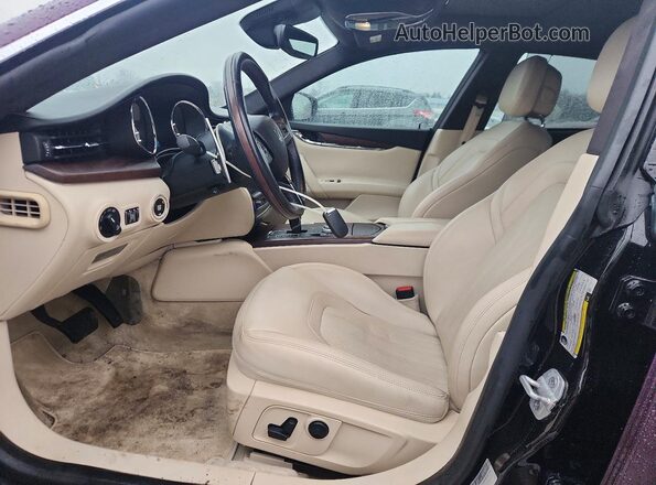 ZAM56RRL7H1246924 2017 MASERATI QUATTROPOR Фиолетовый Вид панели приборов