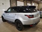 2019 Land Rover Range Rover Sport Hse Серебряный vin: SALWR2RU5KA860399