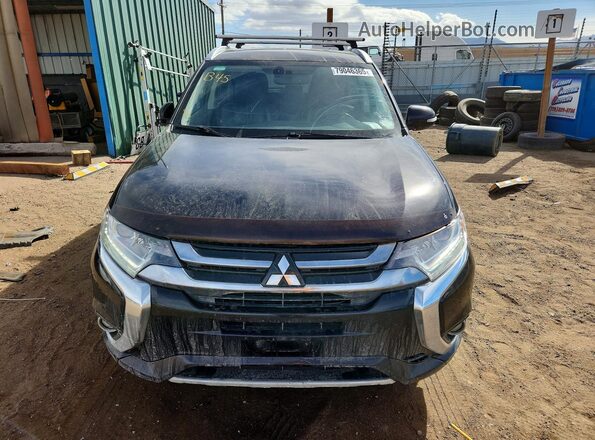 JA4J24A55JZ045135 2018 MITSUBISHI OUTLANDER Черный Вид сзади