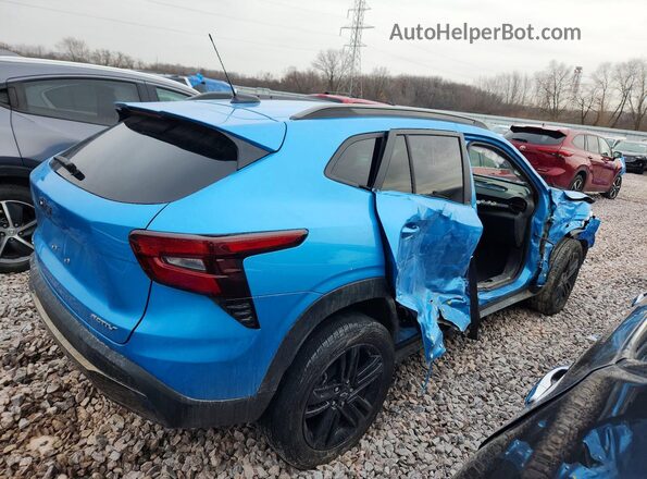 KL77LKEP4SC104996 2025 CHEVROLET TRAX Синий Задняя правая четверть