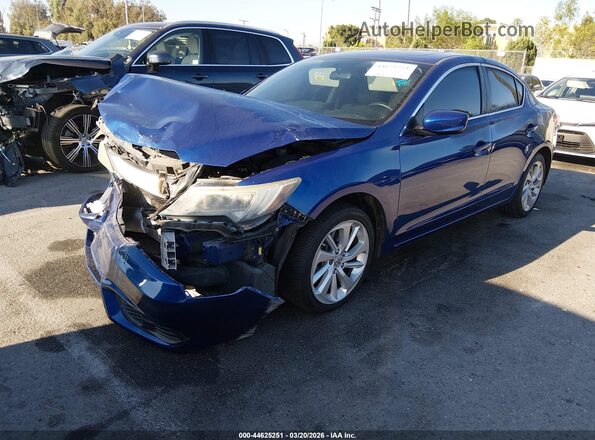 19UDE2F36GA021781 2016 ACURA ILX Синий Передняя левая четверть