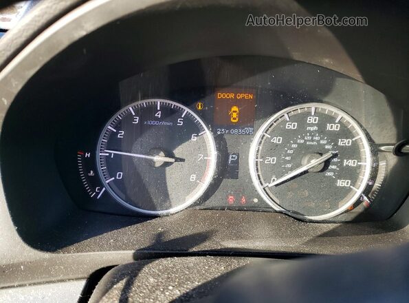 19UDE2F38JA008490 2018 ACURA ILX Черный Вид щитка приборов
