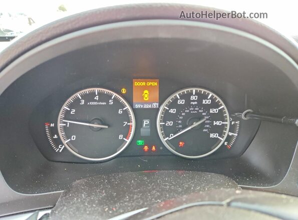19UDE2F71GA025577 2016 ACURA ILX Угольный Вид щитка приборов