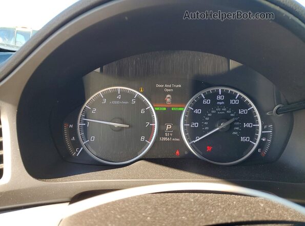 19UDE2F72KA001393 2019 ACURA ILX Белый Вид щитка приборов