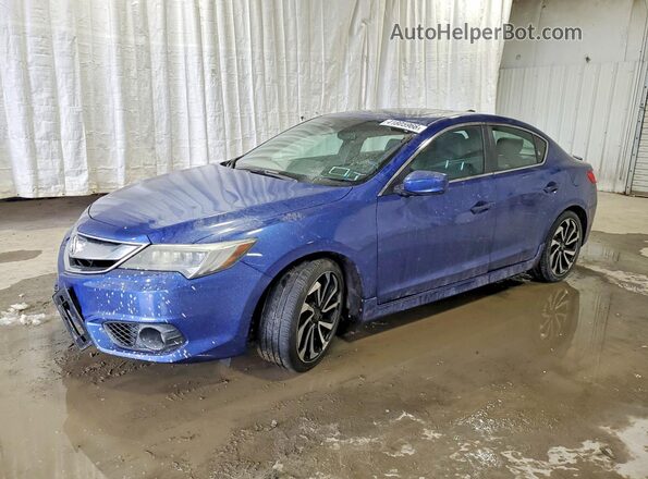 19UDE2F85GA014347 2016 ACURA ILX Синий Передняя левая четверть