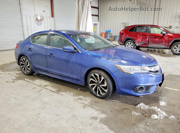 19UDE2F85GA014347 2016 ACURA ILX Синий Передняя правая четверть