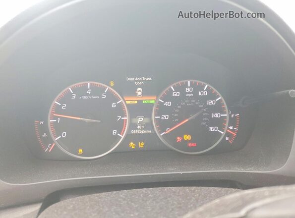 19UDE2F85KA008735 2019 ACURA ILX Черный Вид щитка приборов