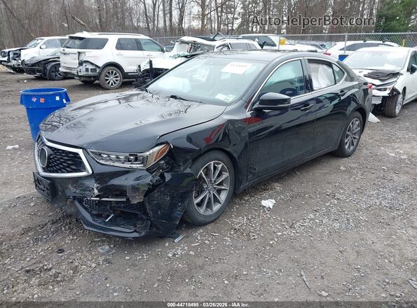 19UUB1F32LA003775 2020 ACURA TLX Черный Передняя левая четверть