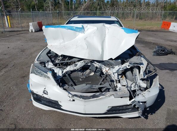 19UUB1F33HA009303 2017 ACURA TLX Белый Вид задней части салона