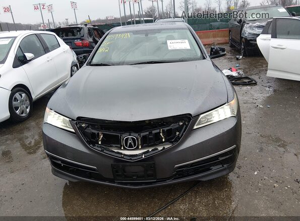 19UUB1F38HA003884 2017 ACURA TLX Серый Вид щитка приборов