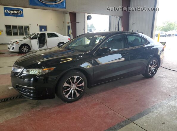 19UUB1F53HA006595 2017 ACURA TLX Черный Передняя левая четверть