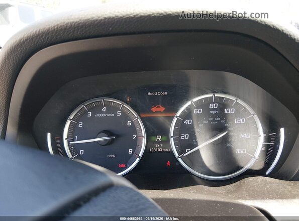 19UUB1F54HA002829 2017 ACURA TLX White Вид задніх сидінь