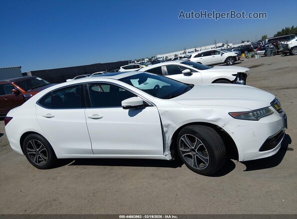 19UUB1F54HA002829 2017 ACURA TLX White Вид задньої частини салону