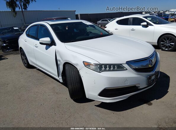 19UUB1F54HA002829 2017 ACURA TLX White Передня права чверть