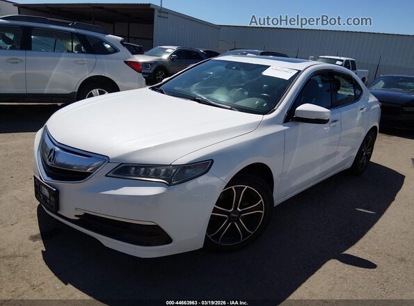 19UUB1F54HA002829 2017 ACURA TLX White Передня ліва чверть