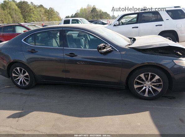 19UUB1F55GA010341 2016 ACURA TLX Gray Widok wnętrza z tyłu