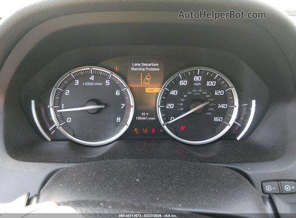 19UUB1F55GA010341 2016 ACURA TLX Gray Widok tylnych siedzeń