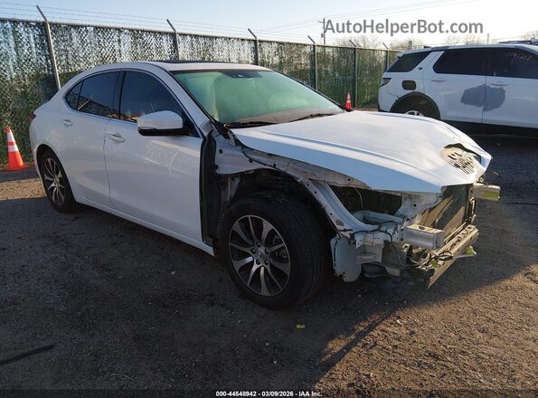 19UUB1F55GA012218 2016 ACURA TLX White Front right