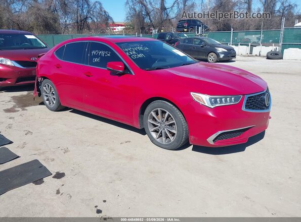 19UUB1F55KA009120 2019 ACURA TLX Красный Передняя правая четверть