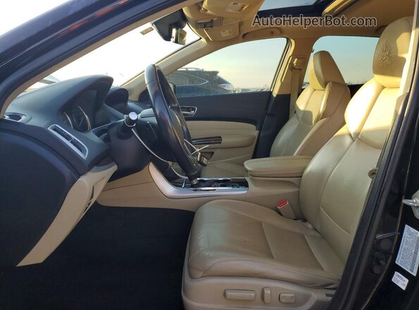 19UUB1F57KA009572 2019 ACURA TLX Черный Вид салона спереди