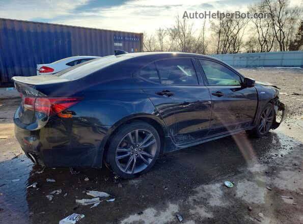 19UUB1F64KA004337 2019 ACURA TLX Черный Задняя правая четверть