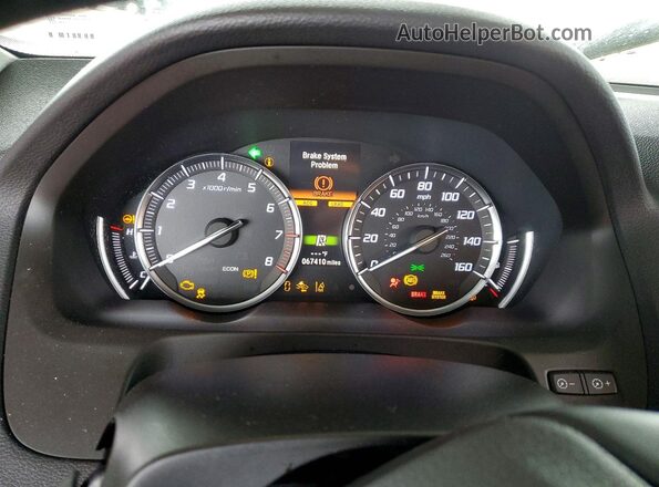 19UUB2F33KA000369 2019 ACURA TLX Серый Вид щитка приборов