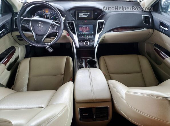 19UUB2F34GA005426 2016 ACURA TLX Фиолетовый Вид панели приборов
