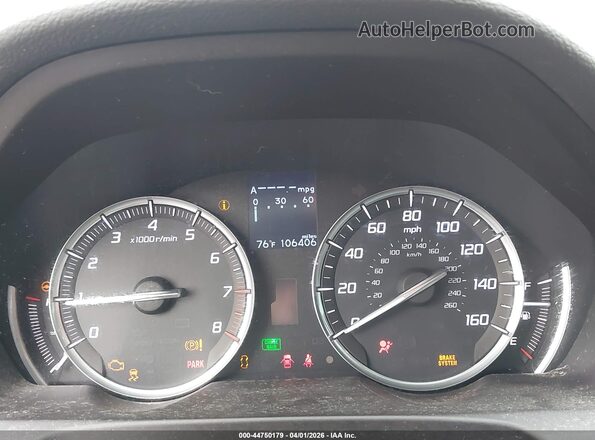 19UUB2F35GA009971 2016 ACURA TLX Серый Вид задних сидений