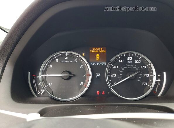19UUB2F36GA003242 2016 ACURA TLX Белый Вид щитка приборов