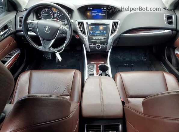 19UUB2F36GA003242 2016 ACURA TLX Белый Вид панели приборов