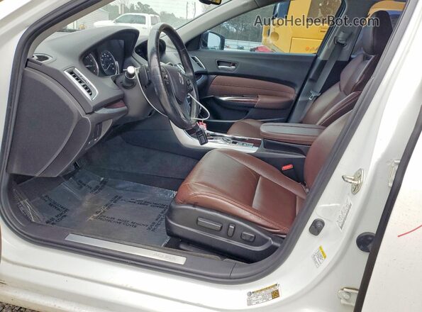 19UUB2F36GA003242 2016 ACURA TLX Белый Вид салона спереди