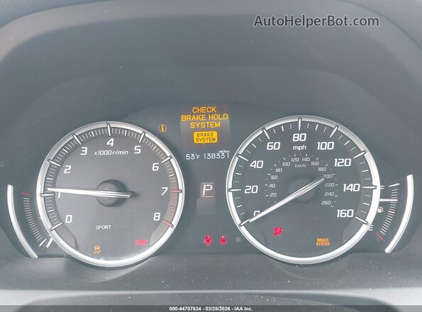 19UUB2F3XGA006922 2016 ACURA TLX Синий Вид задних сидений