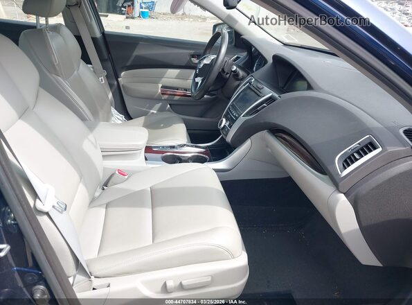 19UUB2F3XGA006922 2016 ACURA TLX Синий Вид салона спереди