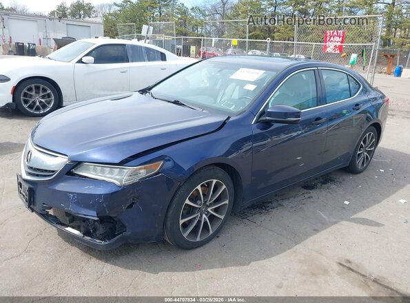 19UUB2F3XGA006922 2016 ACURA TLX Синий Передняя левая четверть