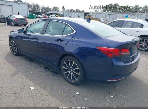 19UUB2F3XGA006922 2016 ACURA TLX Синий Задняя левая четверть