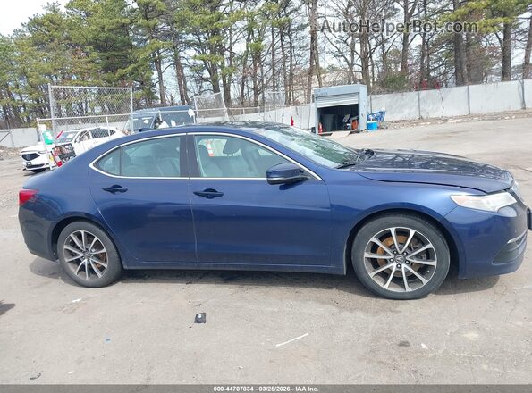 19UUB2F3XGA006922 2016 ACURA TLX Синий Вид задней части салона