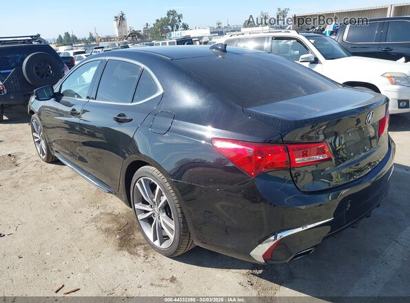 19UUB2F46LA003924 2020 ACURA TLX Black Trasero izquierdo
