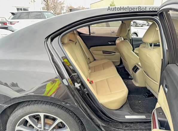 19UUB2F5XHA004560 2017 ACURA TLX Черный Вид салона спереди