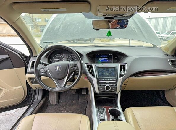 19UUB2F5XHA004560 2017 ACURA TLX Черный Вид задних сидений