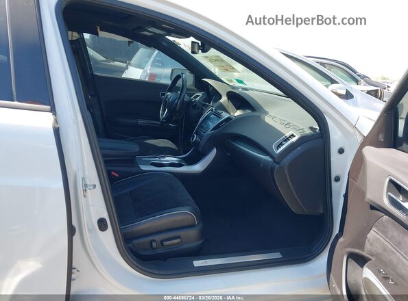 19UUB2F63KA006067 2019 ACURA TLX White Widok wnętrza z przodu