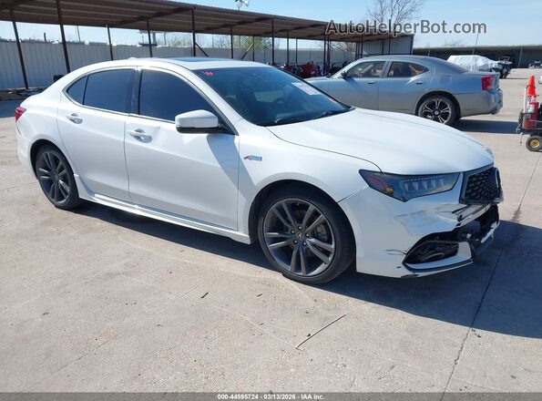 19UUB2F63KA006067 2019 ACURA TLX White Przód prawy