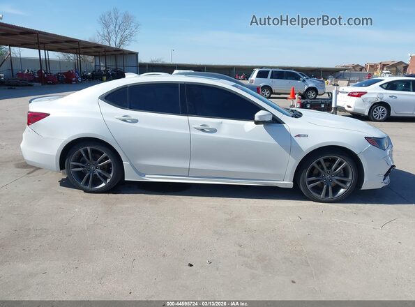 19UUB2F63KA006067 2019 ACURA TLX White Widok wnętrza z tyłu