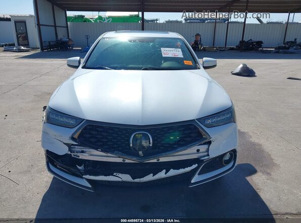 19UUB2F63KA006067 2019 ACURA TLX White Widok zestawu wskaźników